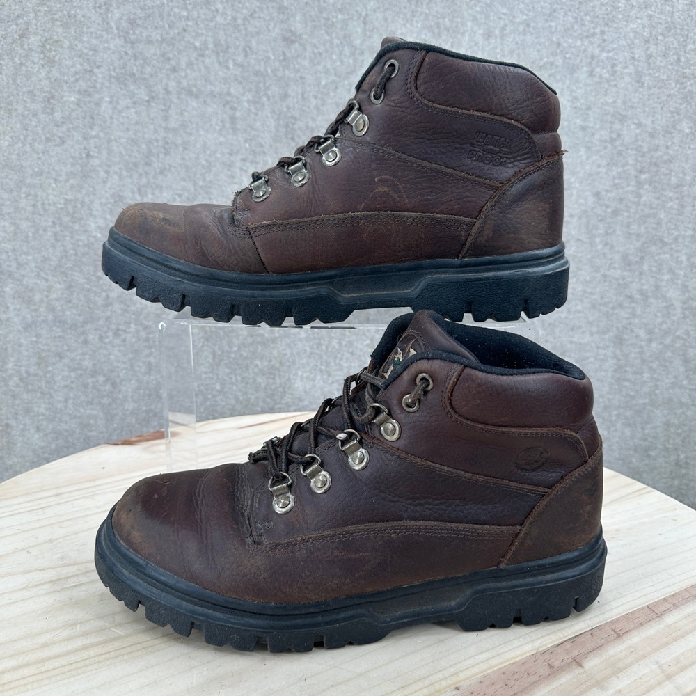 Nevados Hiking Boots Mens 10 Brown Leather Waterproof Mid Top Rugged Trail